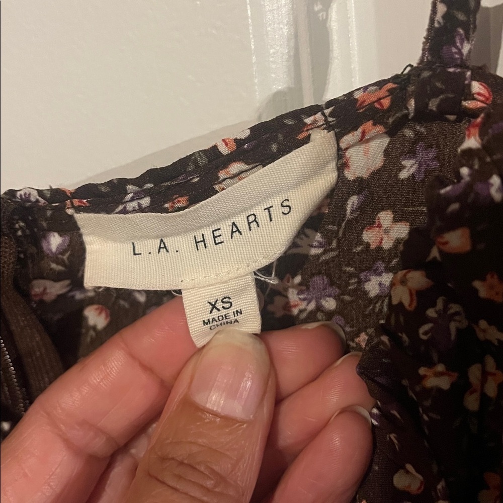 L.A. Hearts Floral Mini dress - Size XS - Picture 4 of 5